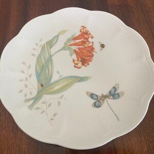 LENOX BUTTERFLY MEADOW DRAGONFLY 9 INCH SALAD PLATE!